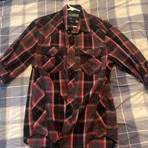 RERUN Long Sleeve Dress Shirt Collared